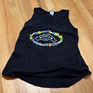 Kidz Bop Black Muscle Tee for Women M